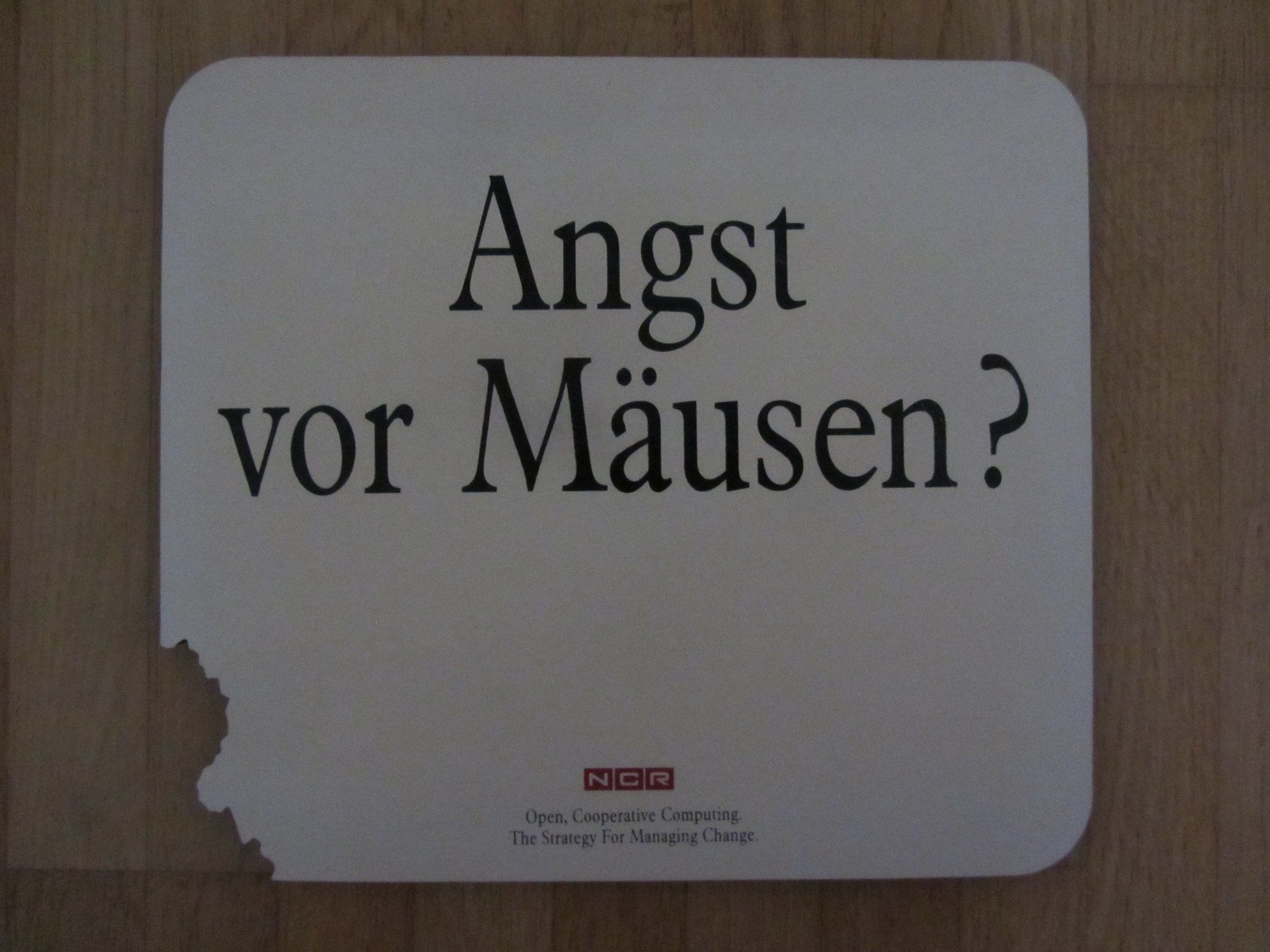 Tapis de souris: Vintage NCR Mausmatte Mousepad – Neuf (Voir description) à Grüningen par saya14