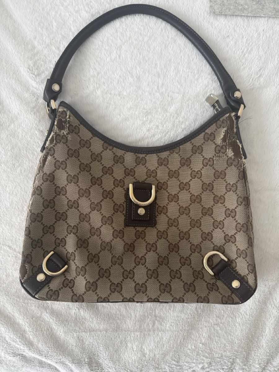 Gucci Borse da donna: Gucci Handtasche, Canvas-Leder. Gebraucht – Usato da St. Gallen venduto da SYu_1122