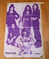 VINTAGE Popfoto Poster Deep Purple MUD gross 1974