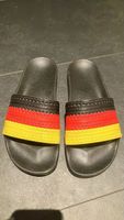 Adidas Adilette Badeschlappen D-Land Farben, Gr. 40
