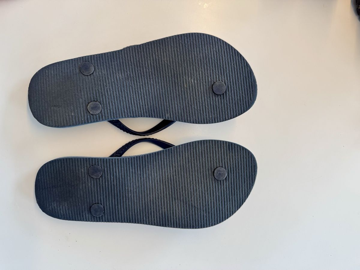 Scarpe per ragazzi: Firefly Badelatschen/Flip Flops, Grün/Schwarz, Gr. 34 – Usato da Worb venduto da tpj_8j2x 1