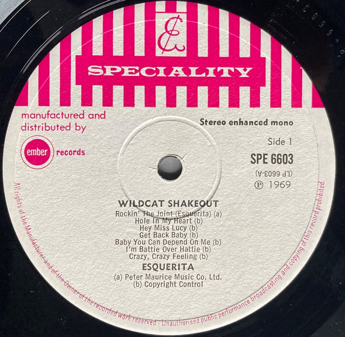 Dischi in vinile: ESQUERITA - WILDAT SHAKEOUT – Usato da Poliez-Pittet venduto da Newtown-Records 2