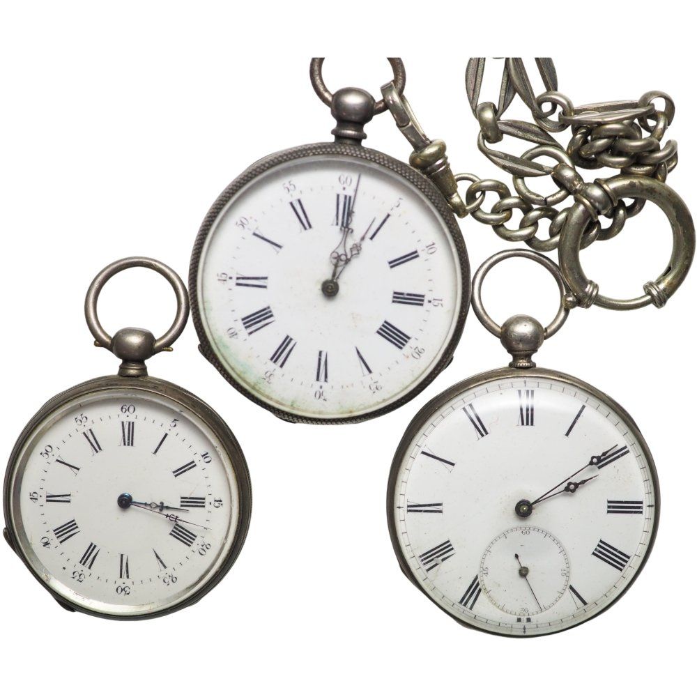 Orologi: Konvolut Taschenuhren 5 Stück – Usato da Liestal venduto da fibonaccis 1