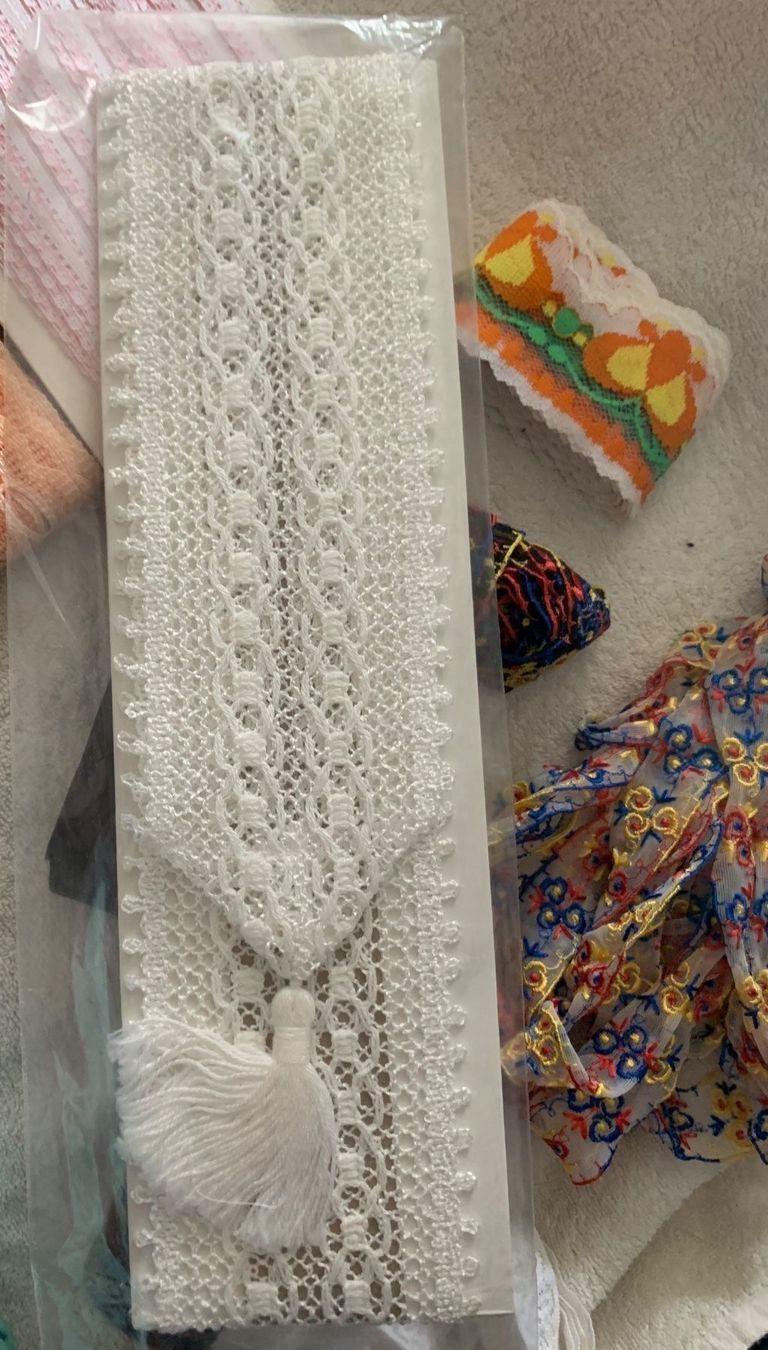 Nastri decorativi: Borte Band spitze grosses Konvolut 21 – Nuovo (secondo la descrizione) da Buchs SG venduto da Billikatze5 7