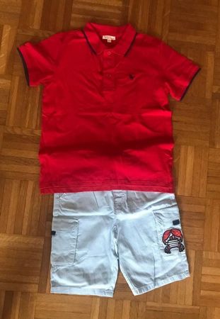 Short et polo DU PAREIL...au même. Taille 140, neuf