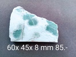 Schöne LARIMAR- Platte 60x45x8 mm