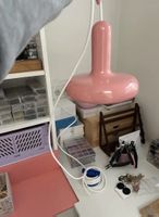 Space Age Style Hängelampe - pink!