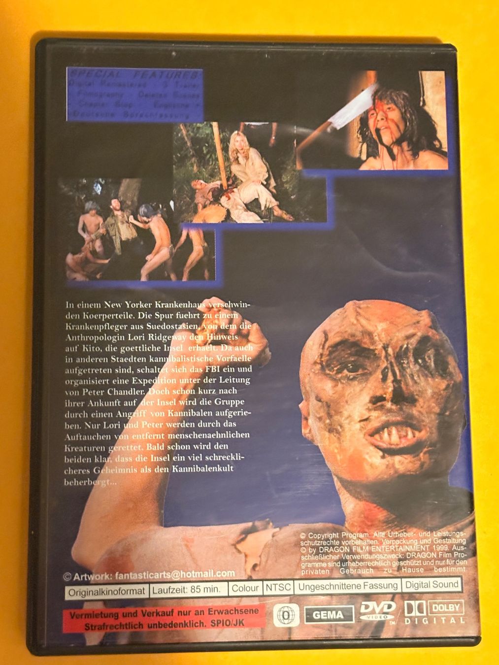 Tutti i DVDs: Zombie Holocaust, unter Kannibalen DVD – Usato da Spreitenbach venduto da SwissTradeMan 1