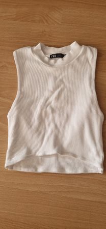 Zara Top, Weiss, Gr. S kurz - Perfekt für den Sommer, wie ne