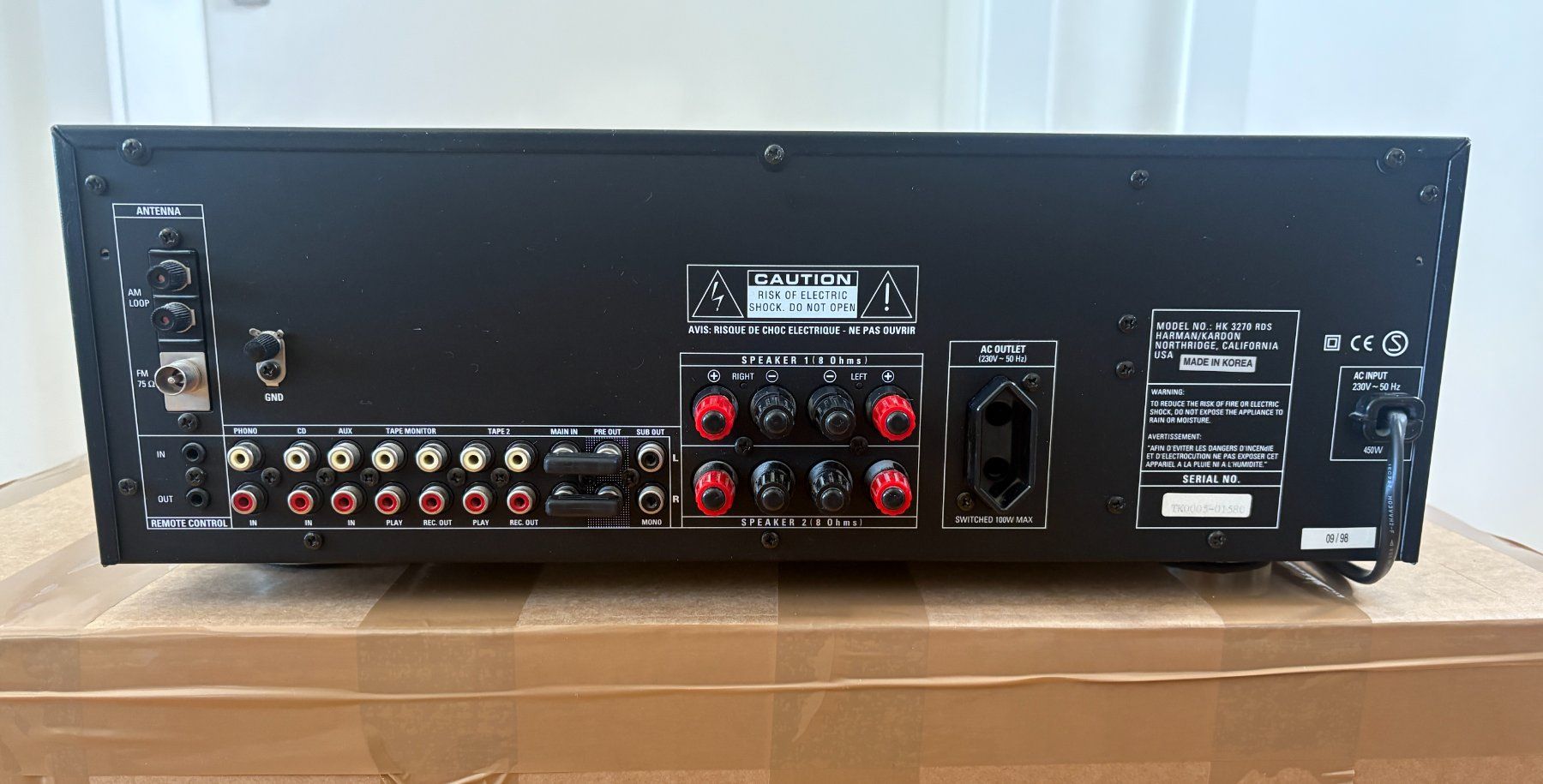 Harman-Kardon Ricevitori: Harman Kardon HK 3270 RDS Stereo Receiver – Usato da Siblingen venduto da Woltersdorf50 3
