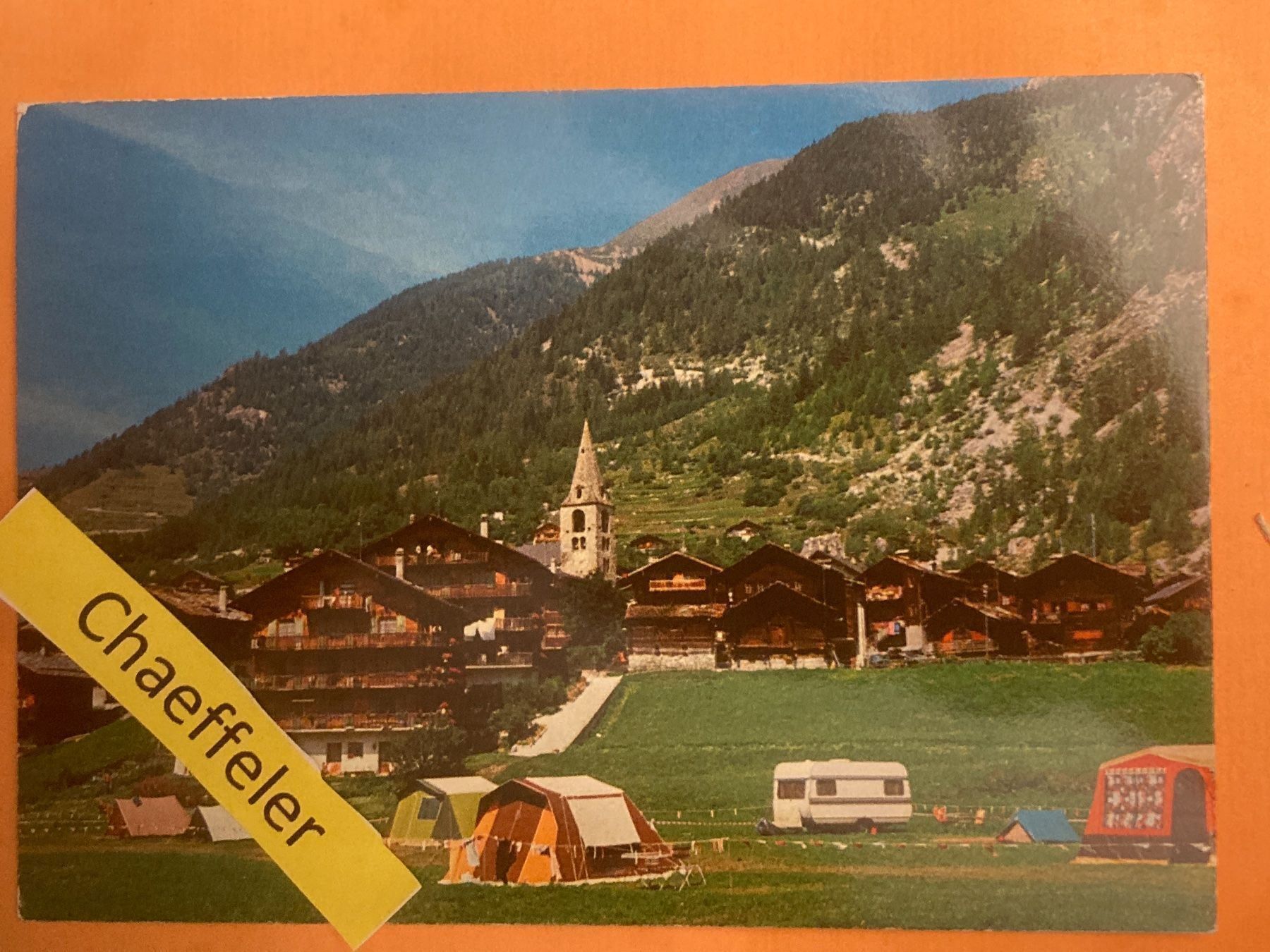 Cartes postales: 1968 Evolène – D'occasion à Zürich par Chaeffeler