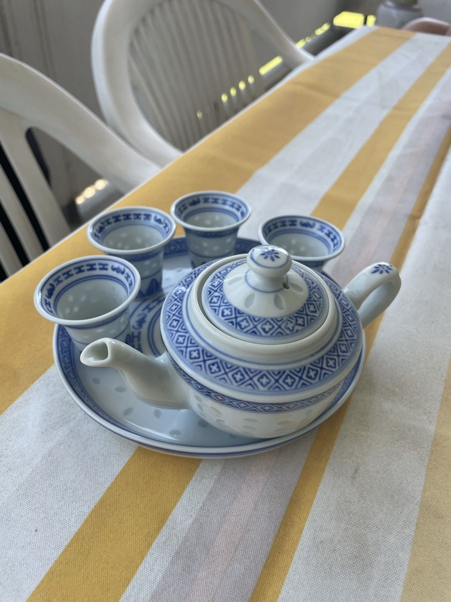 Set di piatti: Tee Geschirr im chinesischen Stil – Usato da Bern venduto da gracec05 1