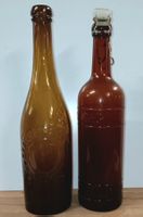 2 alte Bierflaschen Bier Brauerei Haldengut Winterthur