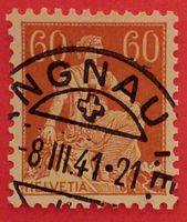 2925B) 113y, Sitzende Helvetia Vollstempel Kt. 150.-