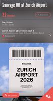 2x Sauvage Off Tickets - 20.06. Flughafen Zürich Rave
