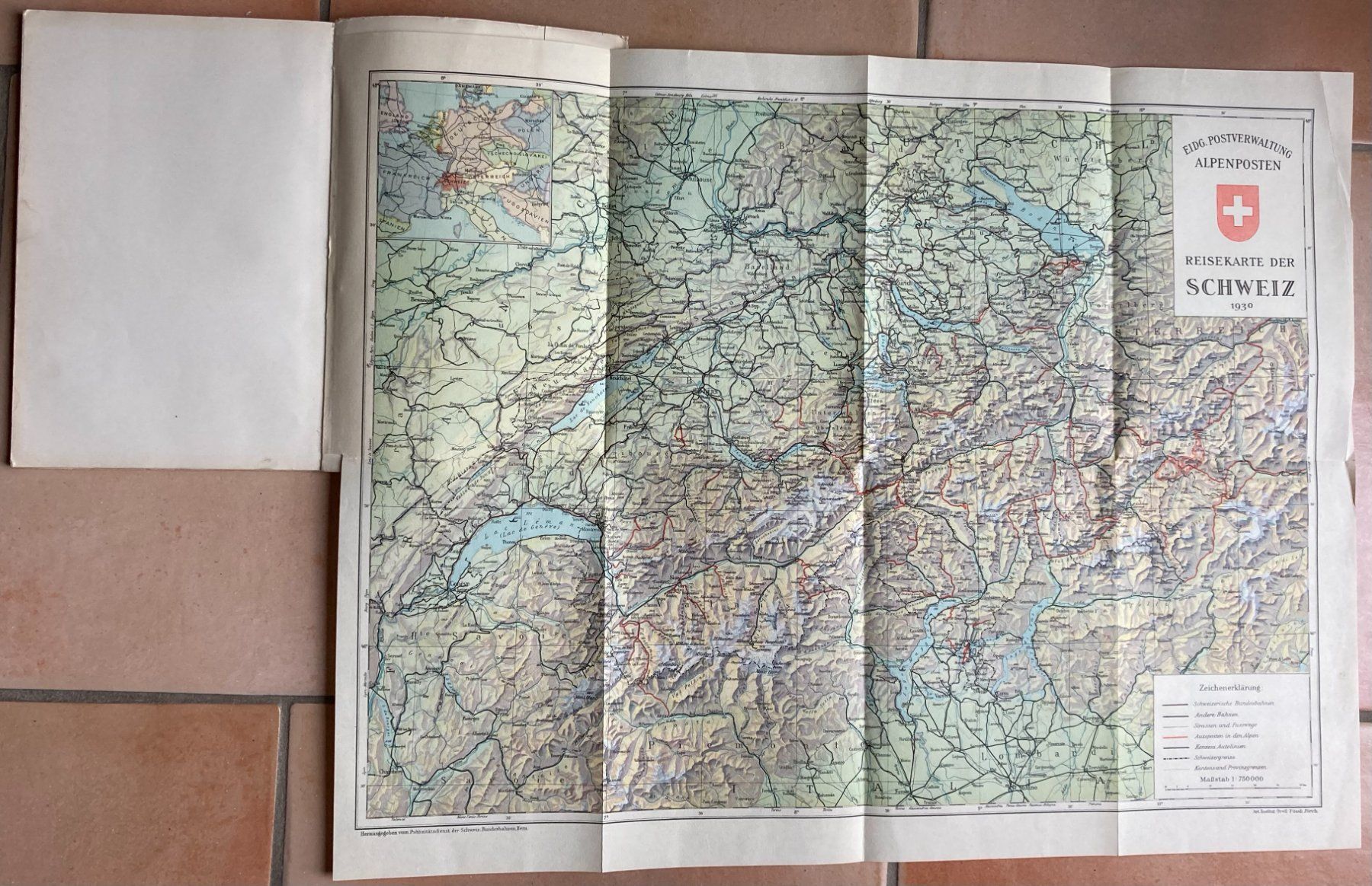 Libri: Das Alpenbuch der Eidg. Postverwaltung – Usato da Versoix venduto da HELVETICA_1 9