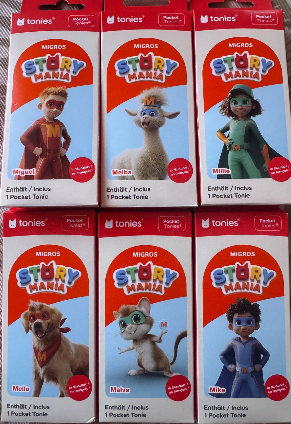 Spielzeuge: Pack 6 Tonnies Migros – Neu und originalverpackt aus La Chaux-de-Fonds von tel_jmh9