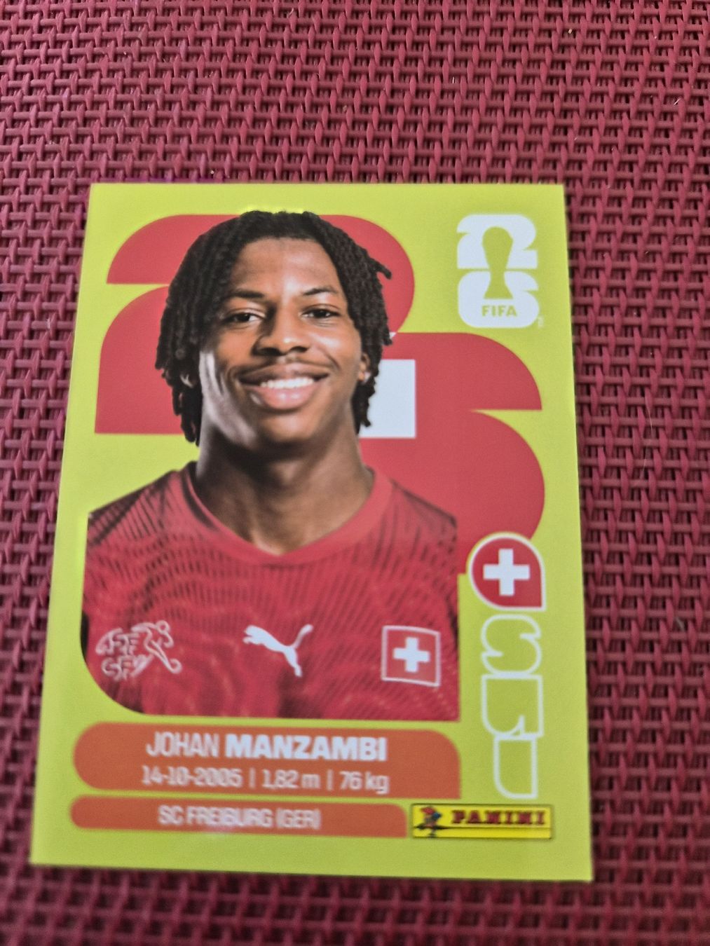 Panini Sammelbilder & Trading cards: Panini WM 26 Manzambi CH  – Neu (gemäss Beschreibung) aus Basel von dhe_qbg8