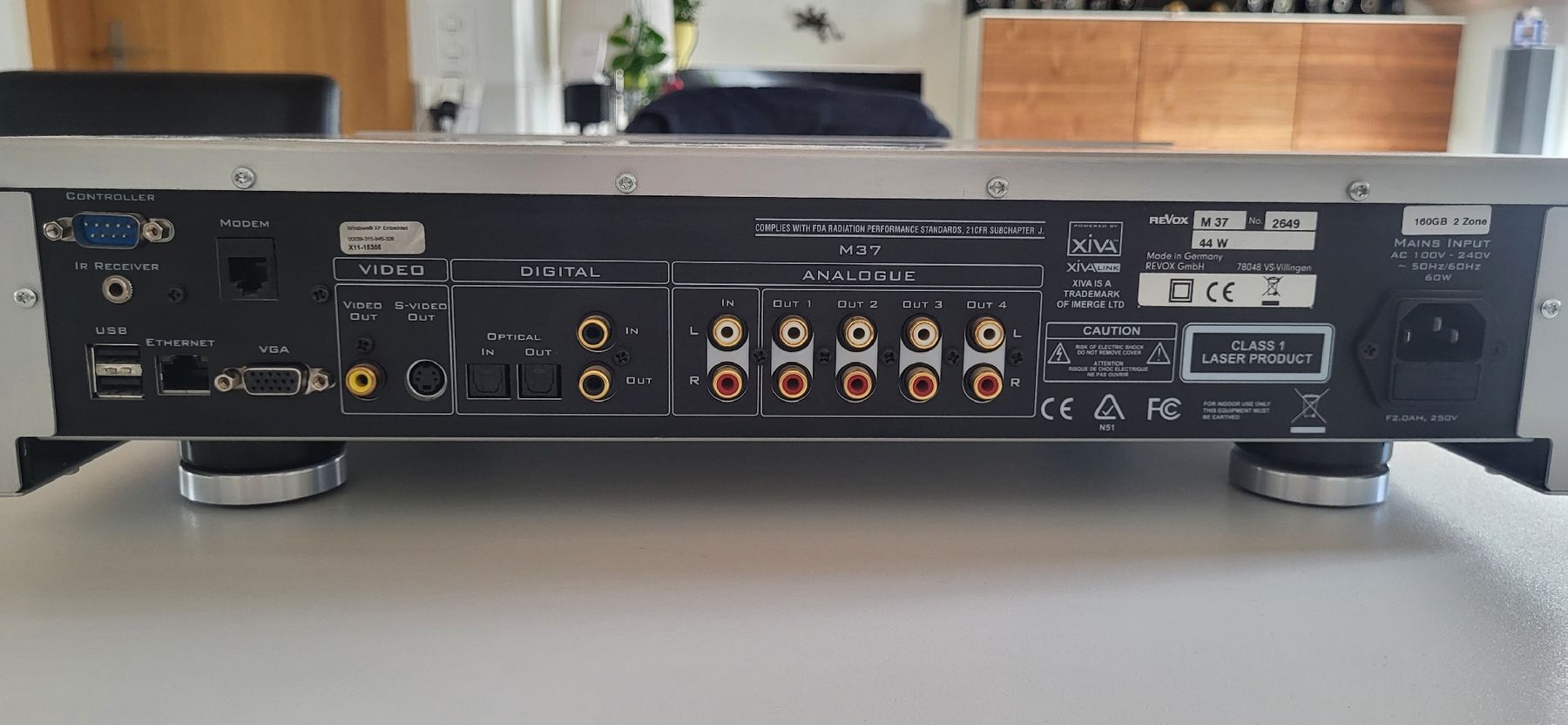 Revox Lettore multimediale & Streamer: Revox M37 Audio Server – Difettoso da balsthal venduto da divinci 1
