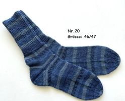 Socken handgestrickt  Gr.46/47   Nr.20