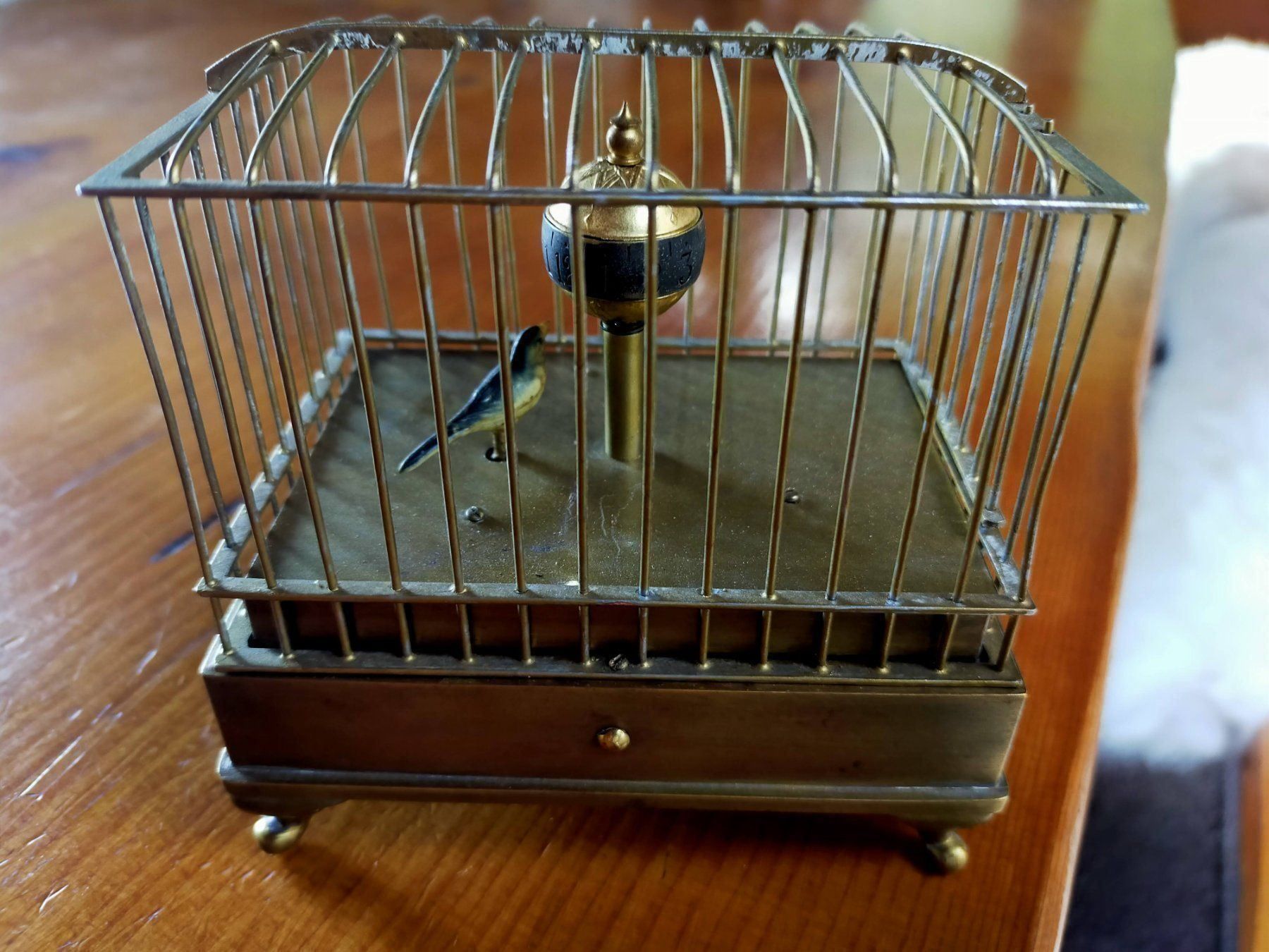 Orologi: Antike Vogelkäfiguhr Novelty Clock – Usato da Ennetmoos venduto da brunhildenb 4