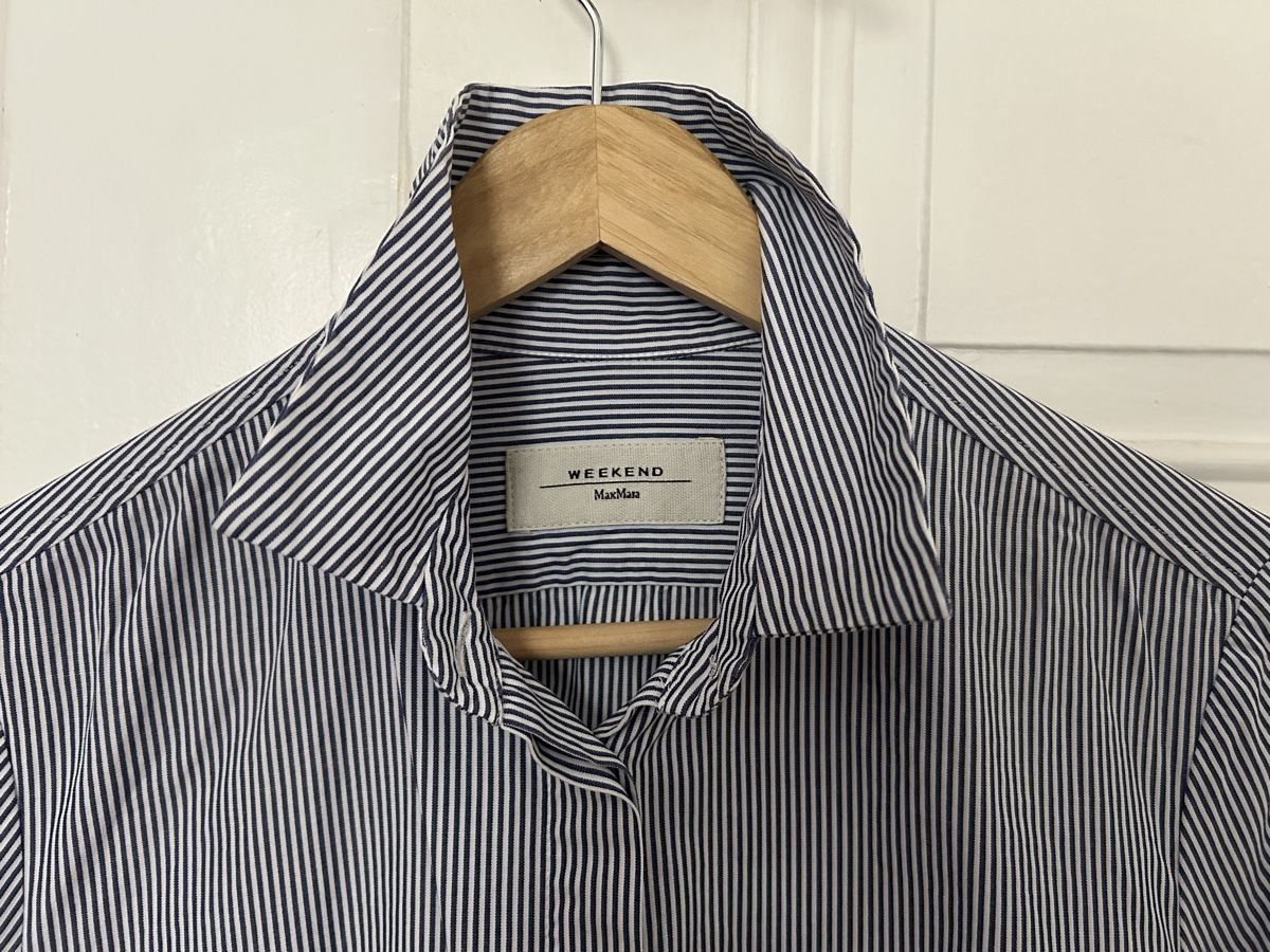 Max Mara Camicette: Weekend MaxMara, Gr. 38, Striped Business Shirt – Nuovo (secondo la descrizione) da Genève venduto da TreasureChest 1