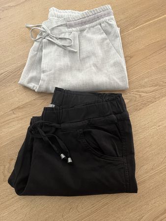 2x Hosen Chicoree/Kenny S. Grau/Schwarz Grösse M