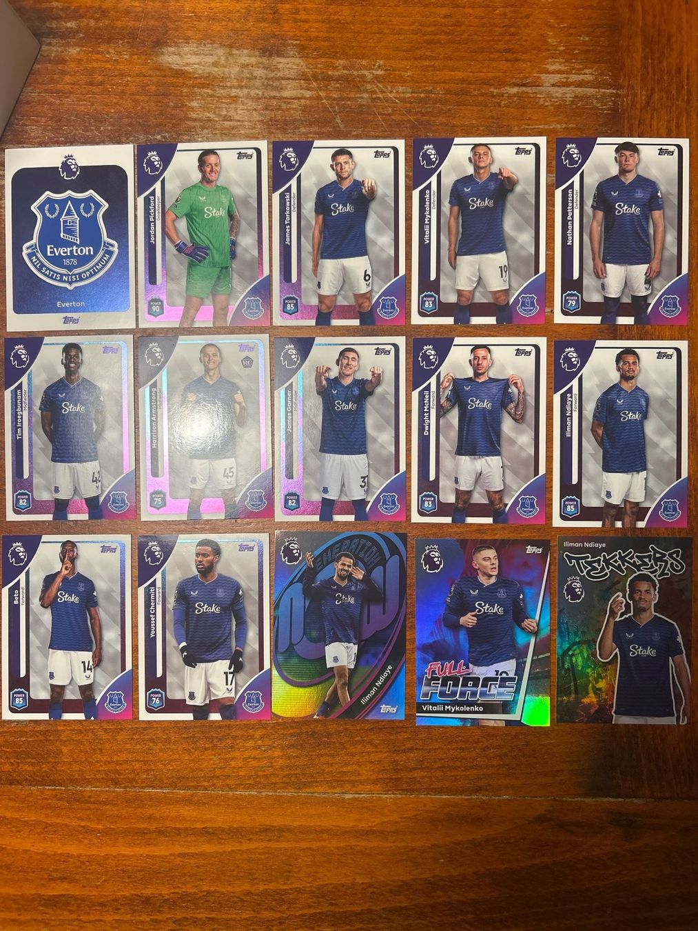 Topps Sammelbilder & Trading cards: Topps Premier League 2026 Everton Teamset – Neu (gemäss Beschreibung) aus Zürich von sfr_77p9