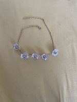 Blumen Halskette Gold