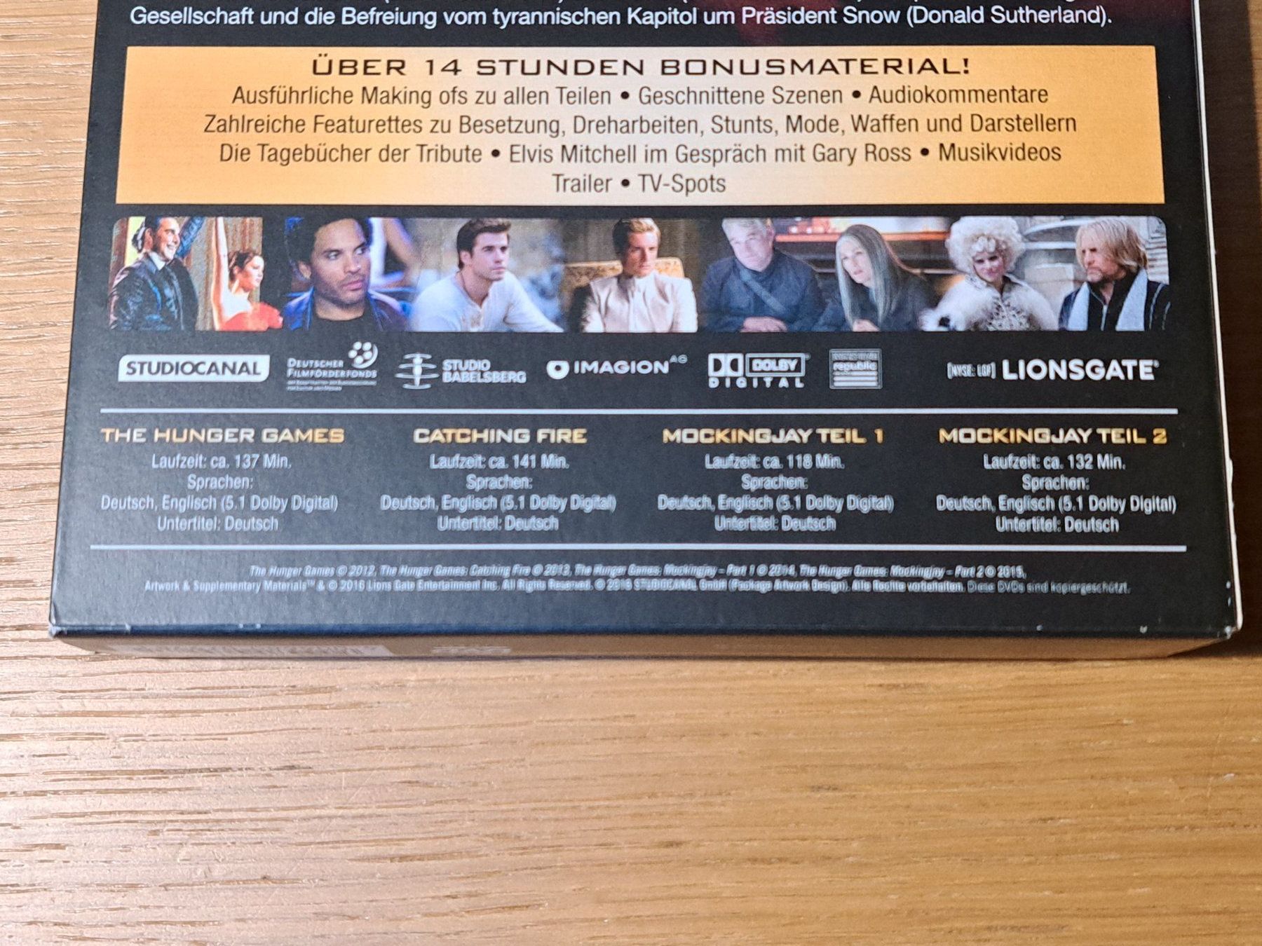 Alle DVDs: Die Tribute von Panem Hunger Games, Caching Fire, Mockingjay – Gebraucht aus Unterseen von Kanica 3