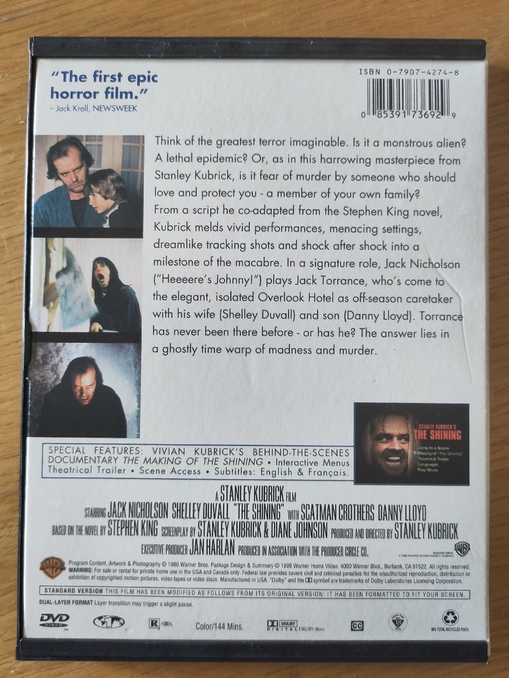 Tutti i DVDs: DVD The Shining – Usato da Basel venduto da Corrado36 1