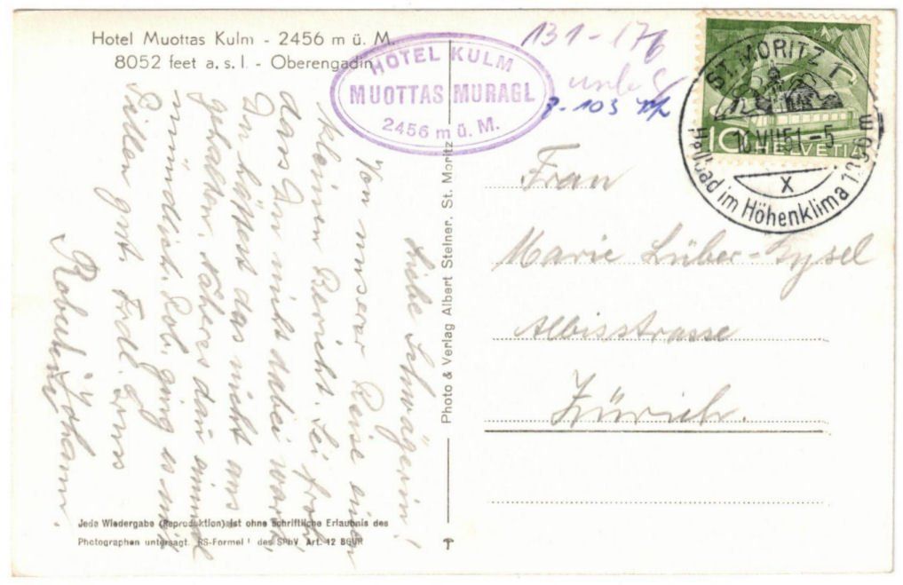 Cartes postales: St. Moritz - Standseilbahn Muottas Muragl – D'occasion à Binningen par Mountainrider 1