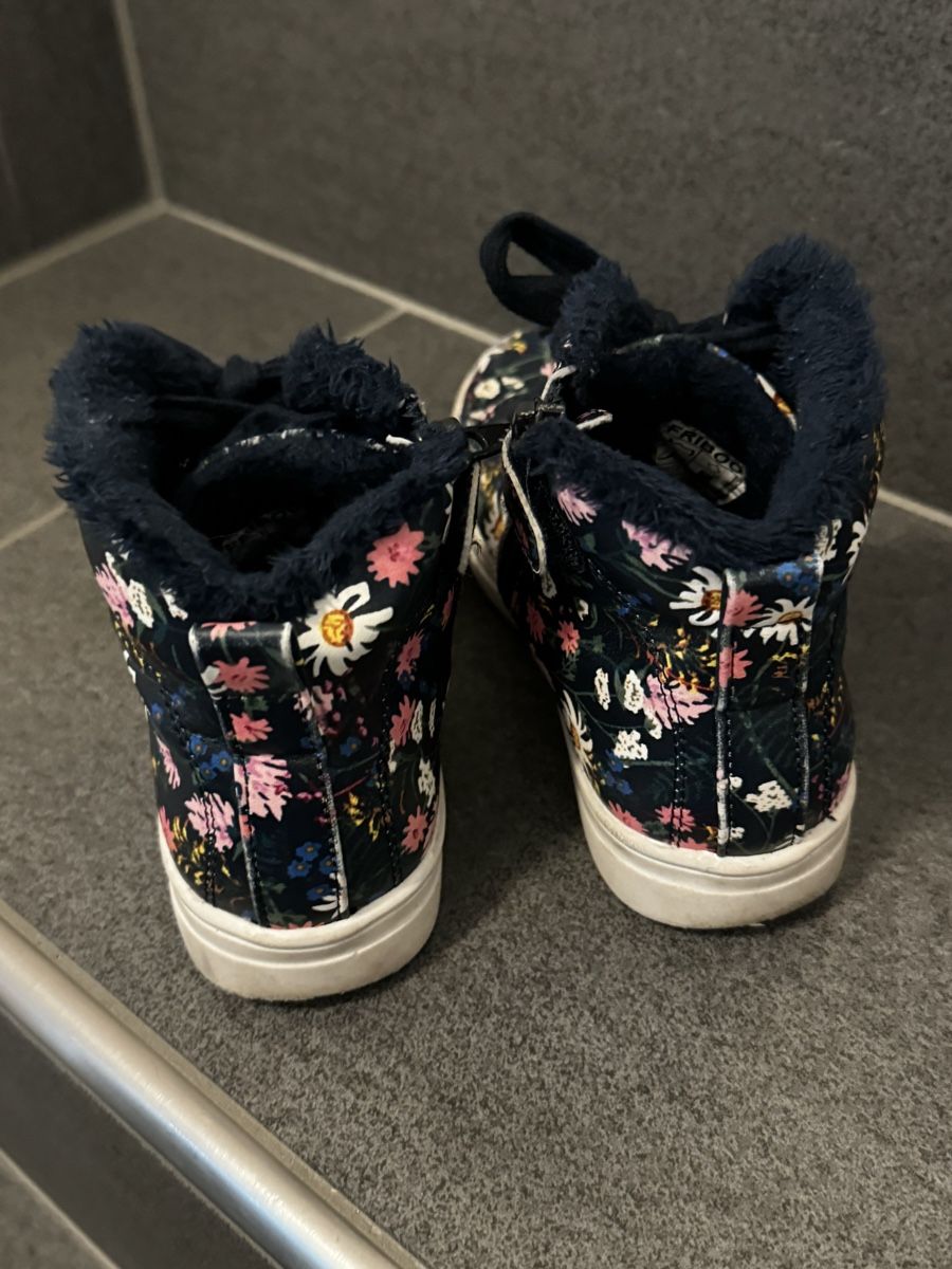 Scarpe per ragazze: Friboo Stiefel, Blumenmuster, 27, Mädchen – Usato da Wilen b. Wil venduto da carpediem25 2