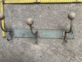 Vintage Garderobe, Shabby Chic, Wandgarderobe, Metall