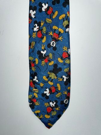 Disney Krawatte Mickey Mouse blau gelb rot selten