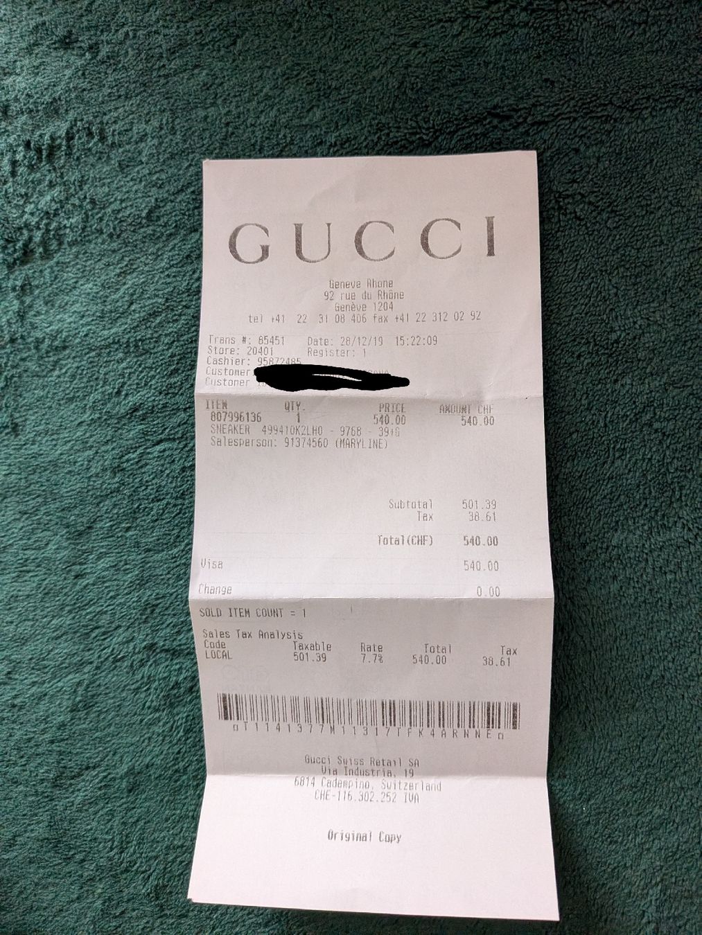 Gucci Scarpe da donna: Gucci Ace Sneakers – Usato da Morges venduto da dhi_y2qk 8
