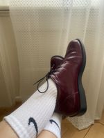 Comfort Ancle Burgundy Schoes