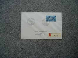 Liechtenstein 1950 Nr. 235 FDC Aushilsausgabe
