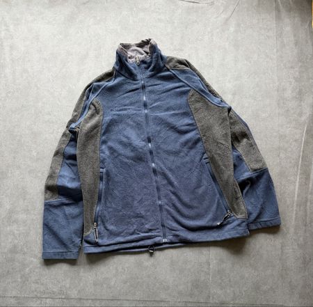 7.Veste polaire Columbia bleu gris, taille L 
