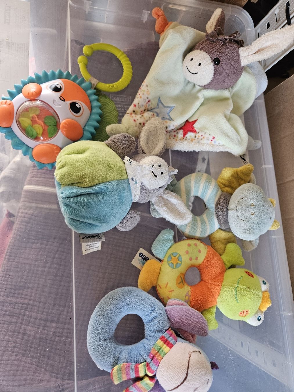 Giocattoli: Babyspielzeug Set Plüsch Greiflinge gebraucht – Usato da Bibern SO venduto da speikyta23