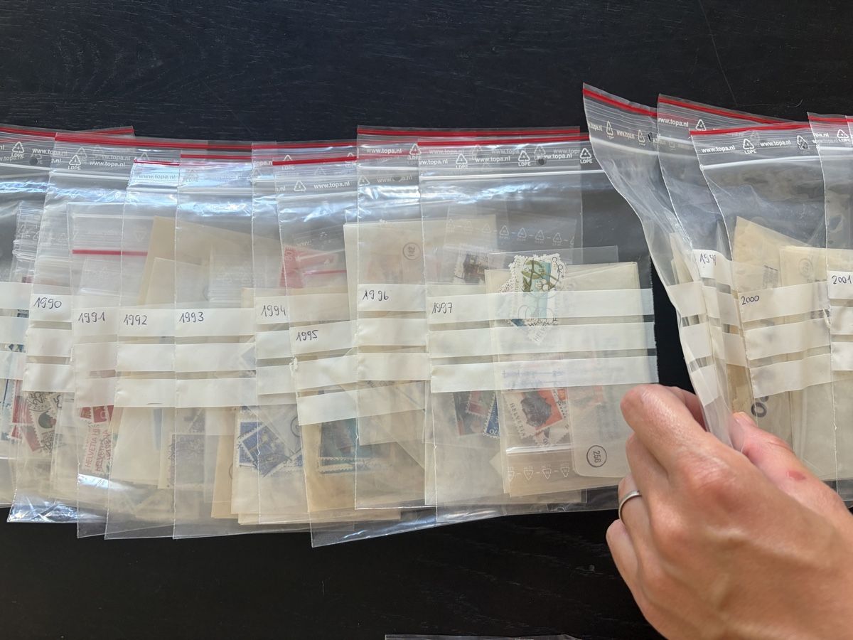 Tous les timbres: Grosse CH-Briefmarkensammlung – D'occasion à Therwil par rubininio 1
