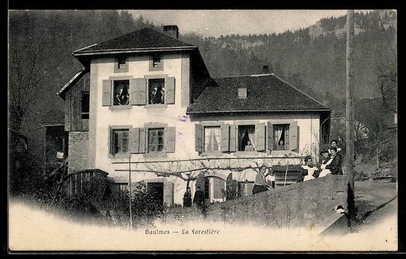 Cartoline postali: AK Baulmes, La Forestiere – Usato da Berlin venduto da bartko-reher