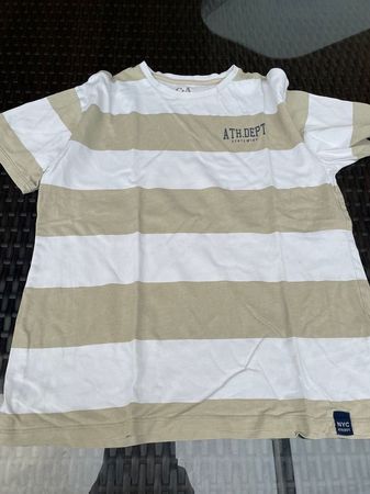 Junge T-Shirt weiss beige 146/152