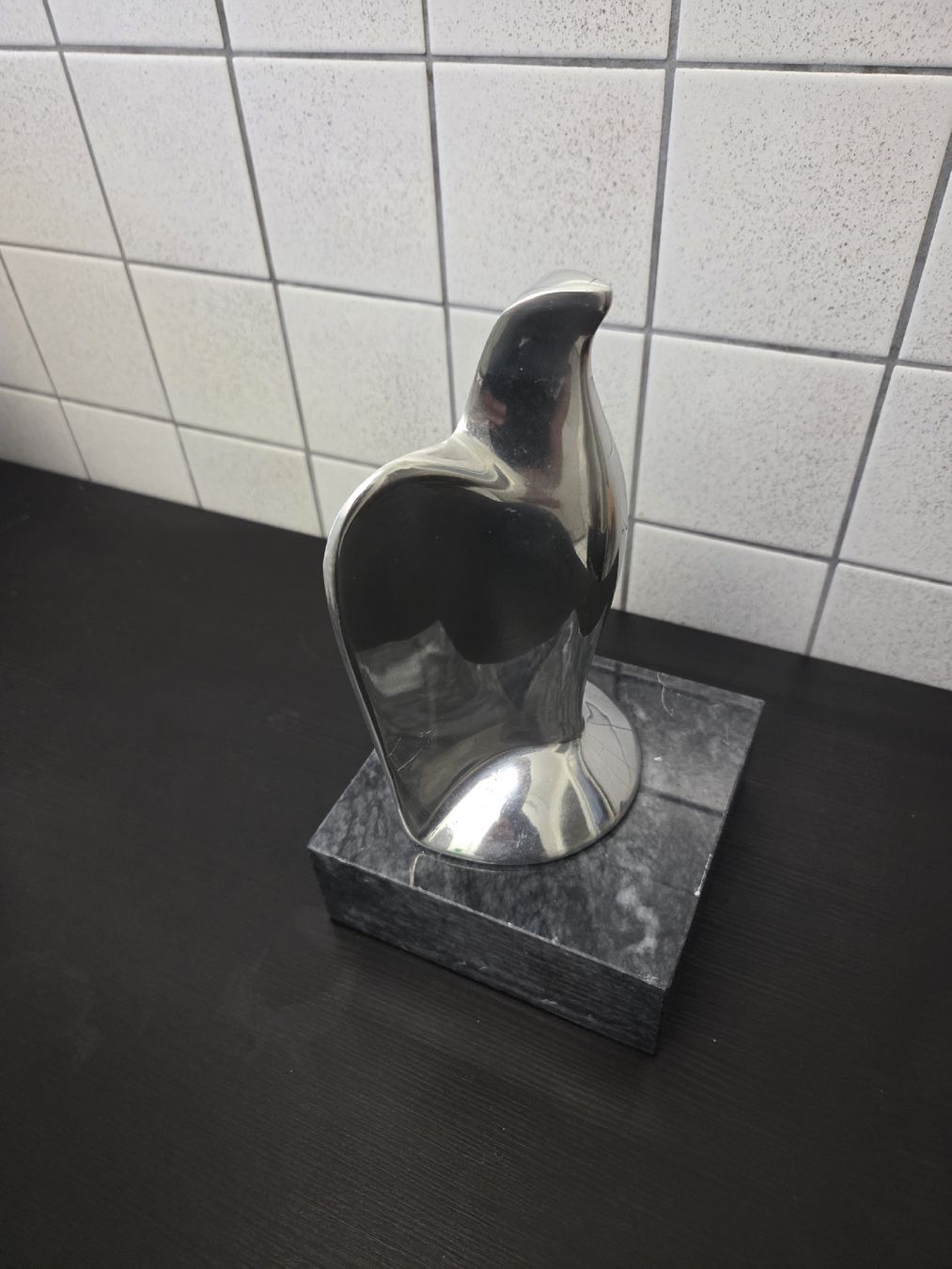 Skulpturen & Statuen: Figur Adler glänzend Marmorsockel  – Gebraucht aus Dietikon von Allegra34 8