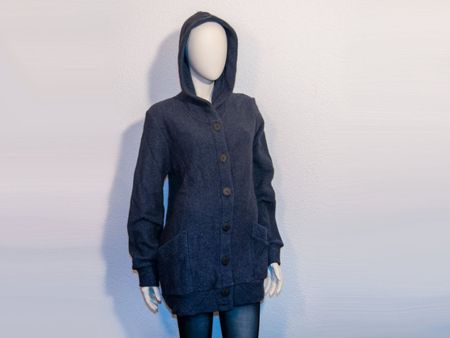 Possum Damen Kapuzenjacke denim XL