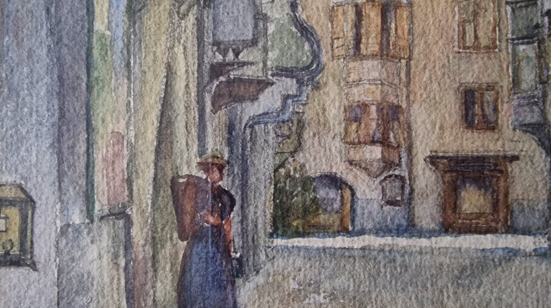 Dipinti: Aquarell / J. Lecoultre – Usato da Zürich venduto da B-Rock 5