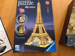 Ravensburger Eiffelturm Nacht-Edition 216-teiliges 3D-Puzzle