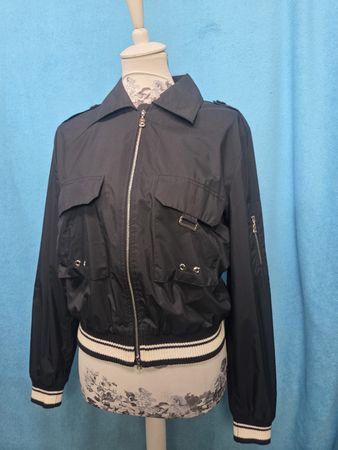 Bogner Windjacke Größe 38 schwarz mit Strickbund