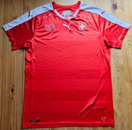Trikot Schweiz Puma Gr. L Schweizer Fussball Nati WM