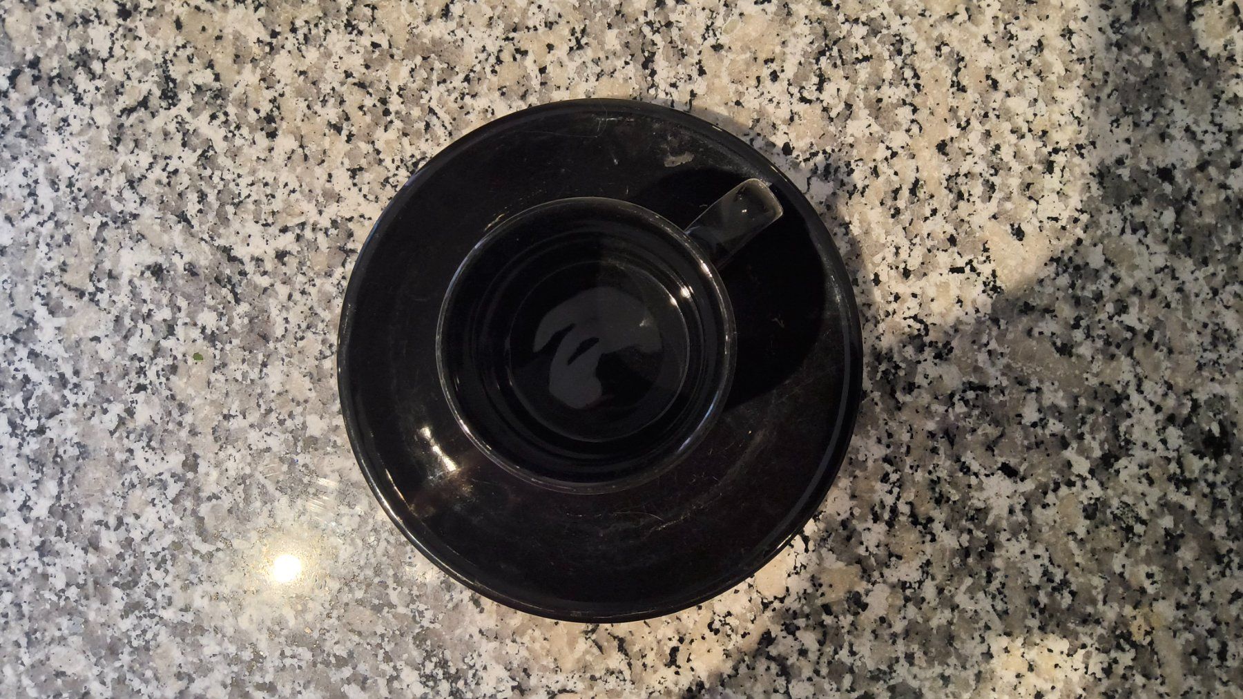 Tazze: Tasse mit Teller schwarz – Usato da Steckborn venduto da JoBox 1